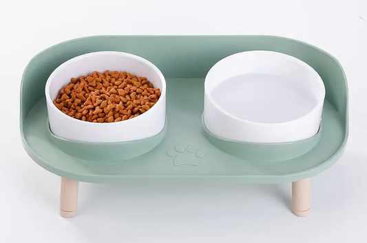 Ανυψωμένο Μπολ Φαγητού & Νερού – Minimal Design